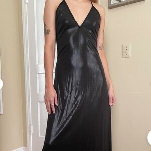 Elegant Black Maxi Dress